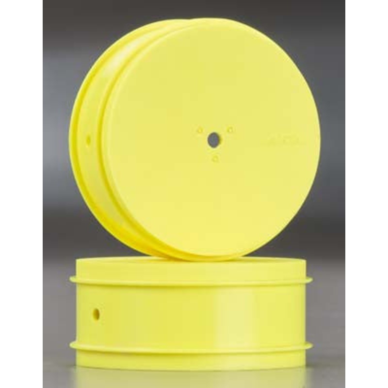 AKA 23312Y 1/10 Buggy EVO 4wd Front Yellow Wheel