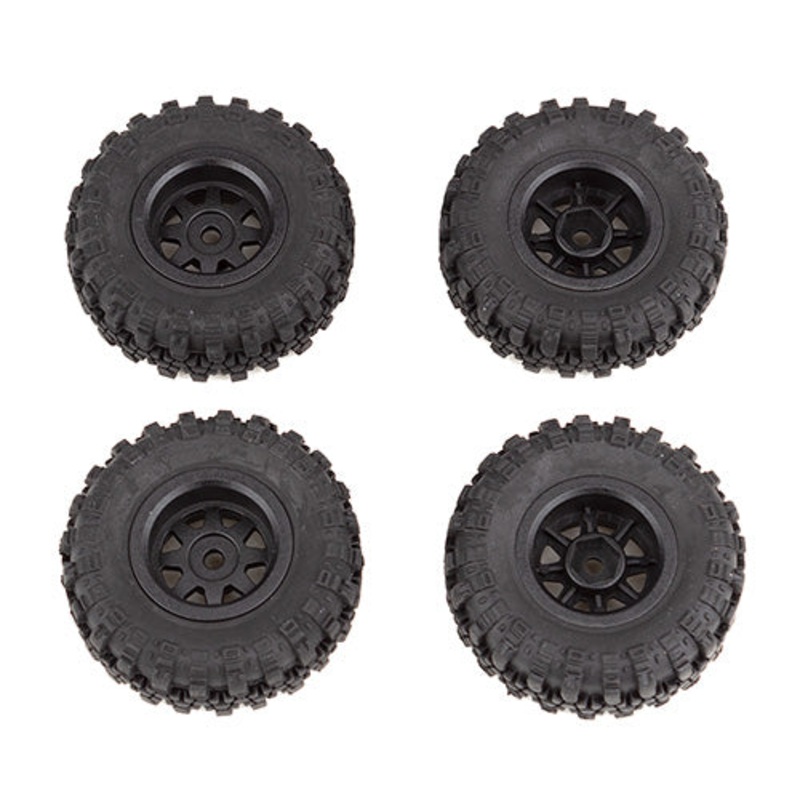 ASSOCIATED 21708 Element RC Enduro24 Pre-Mounted Wheels & Tires (4)