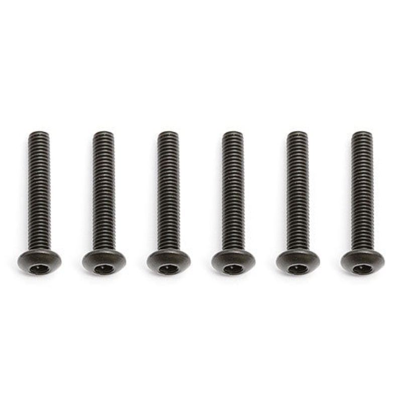 ASSOCIATED 2308 Button Head Cap Screw M3x18mm NTC3 (6)