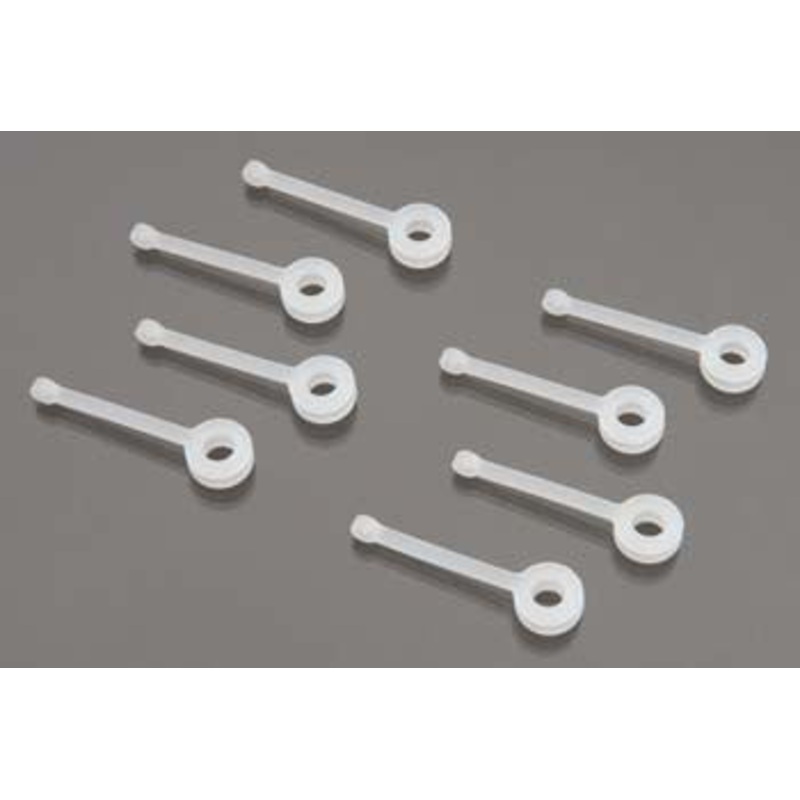 JCONCEPTS 2231-3 Body Mount Grommet w/Leash SC10 Clear (2)