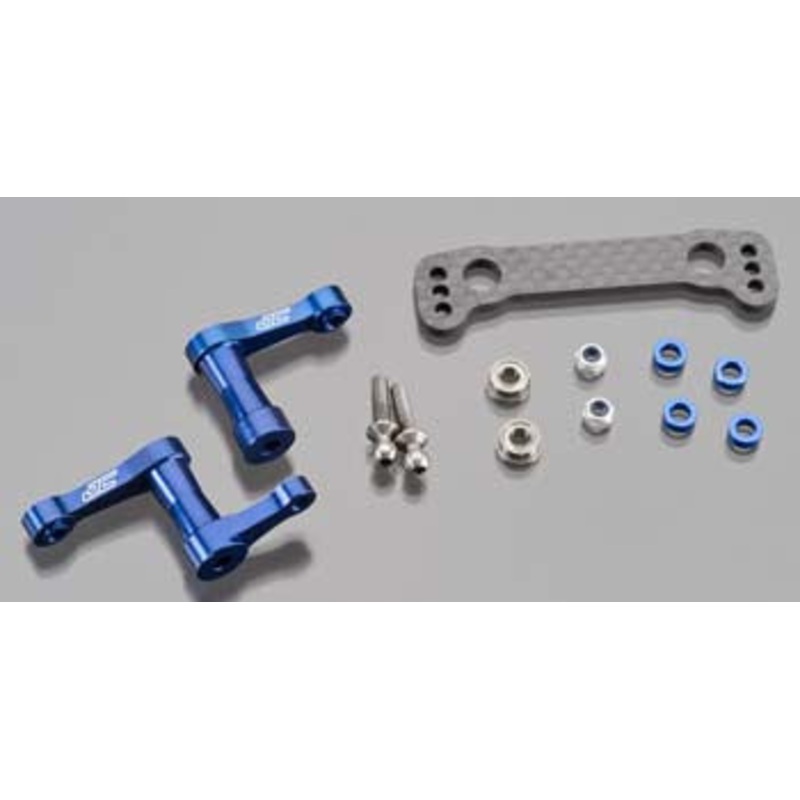 JCONCEPTS 2235-1 Aluminum Steering Bellcrank Assembly Blue B44.2