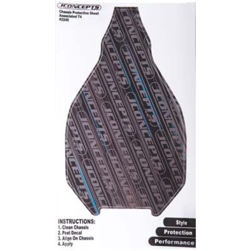 JCONCEPTS 2245 Precut Chassis Sheet T4.2 Black (2)
