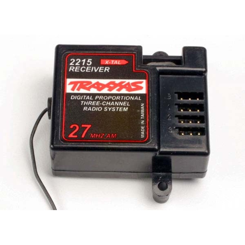 TRAXXAS 2215 Receiver, 3-Channel, 27MHz