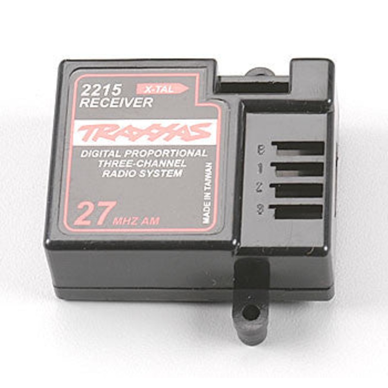 TRAXXAS 2215R RX Case 3 Channel 27 Mhz