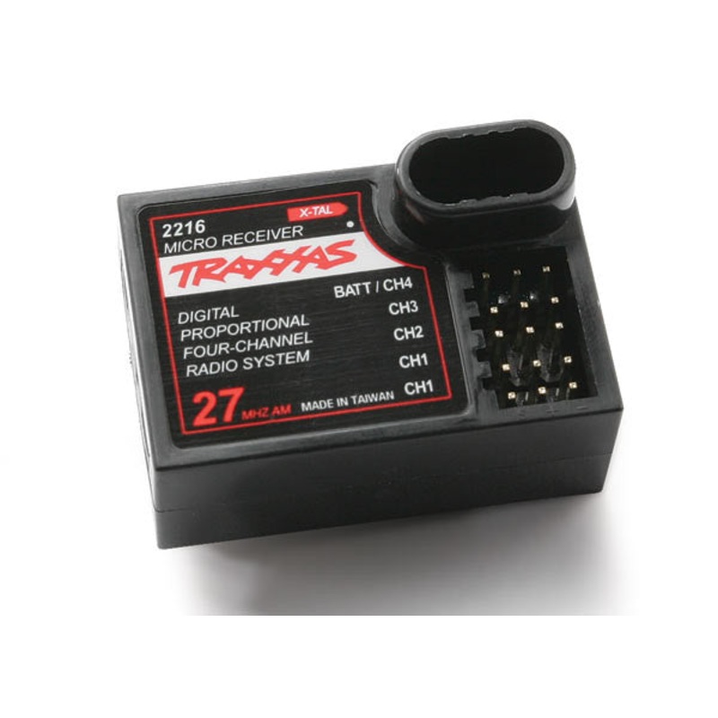 TRAXXAS 2216 Receiver, micro, 4-channel: STAMPEDE 2WD