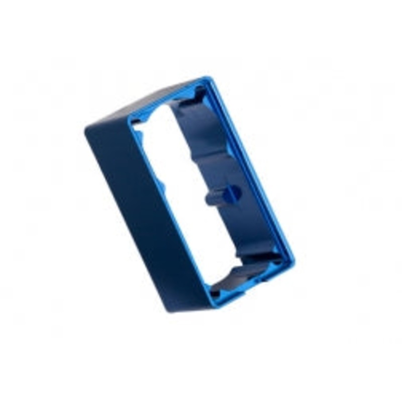 TRAXXAS 2254 Servo case, aluminum (blue-anodized) (middle) (for 2250 servo)