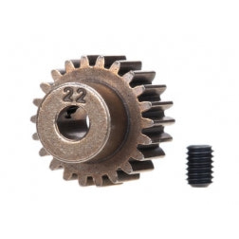 TRAXXAS 2422 Gear, 22T pinion 48p / set screw