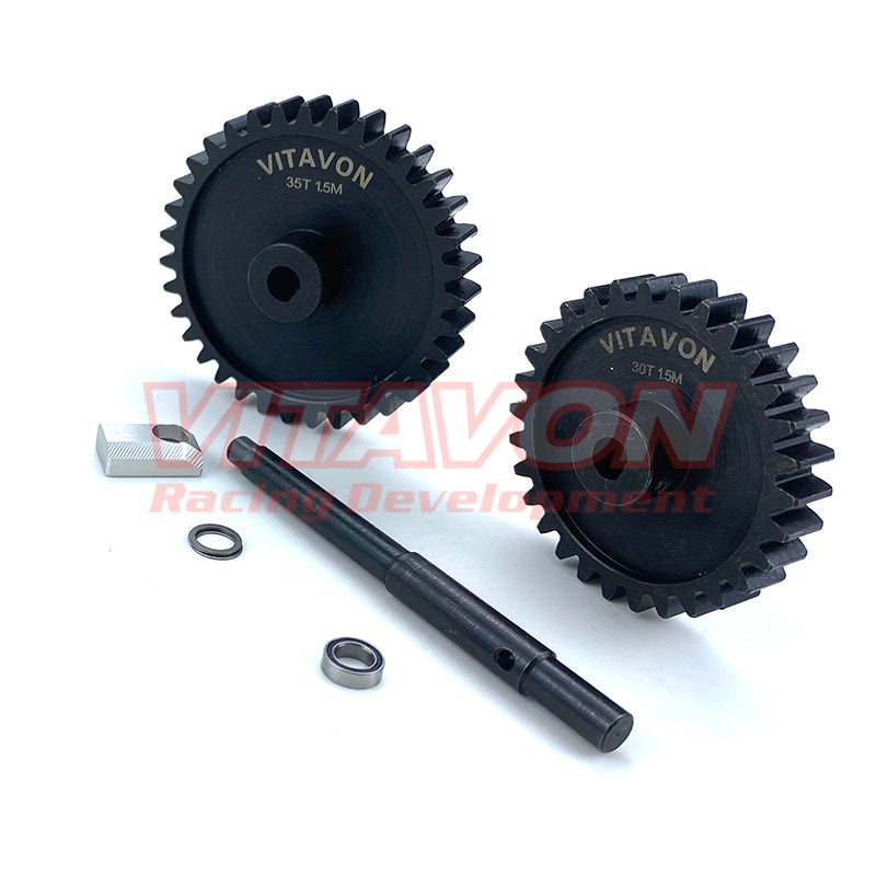 VITAVON XMAXX95 30T 8mm Pinion and 35T Spur Gear Combo for 1/5 X-MAXX XRT XMAXX CNC 45# HD 1.5Mod MOD1.5