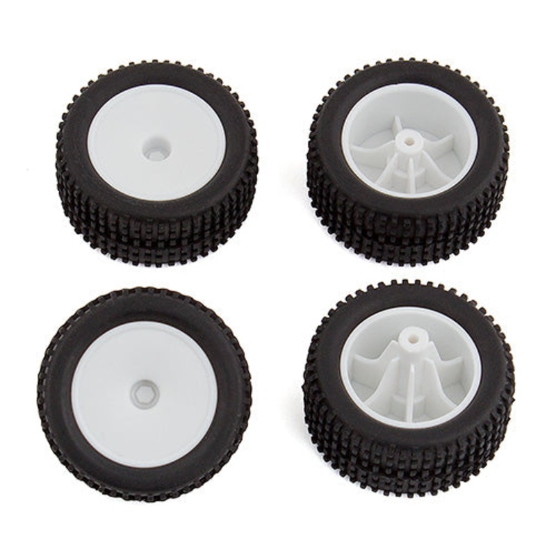 ASSOCIATED 21435 RC 28T Wheels and Tires, mounted
