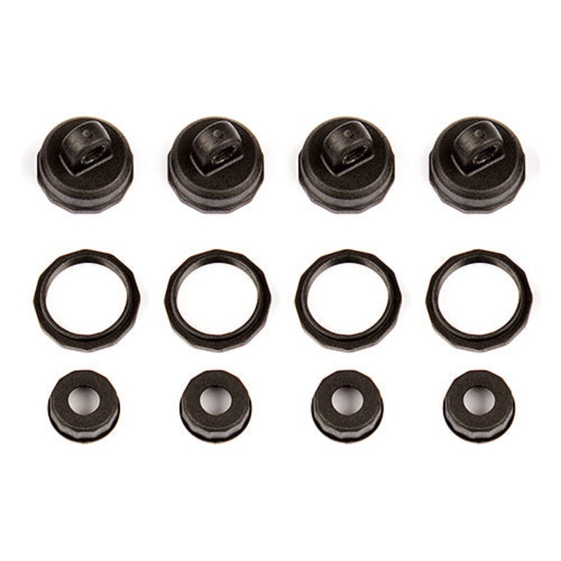 ASSOCIATED 21536 Shock Caps and Collars 14B 14T