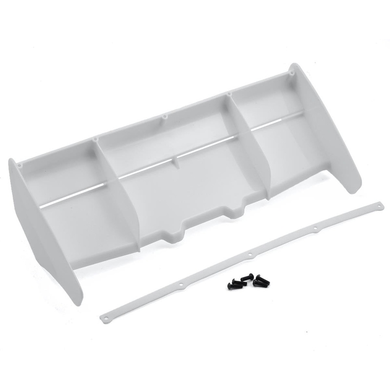 HB RACING 204252 1/8 Rear Plastic Wing White