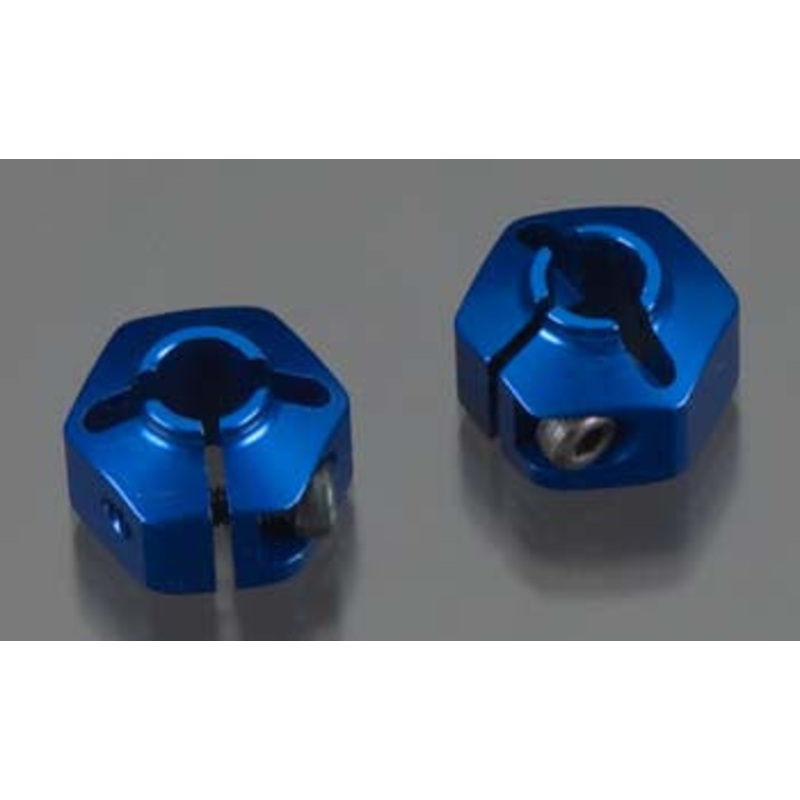 JCONCEPTS 2081 12mm Rear Hex Adaptor Fits SC10 Rear Blue