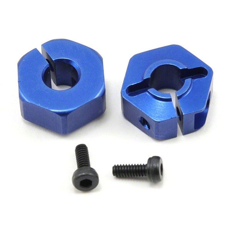 JCONCEPTS 2134 Front Clamping Hex Adaptor SC10 Blue
