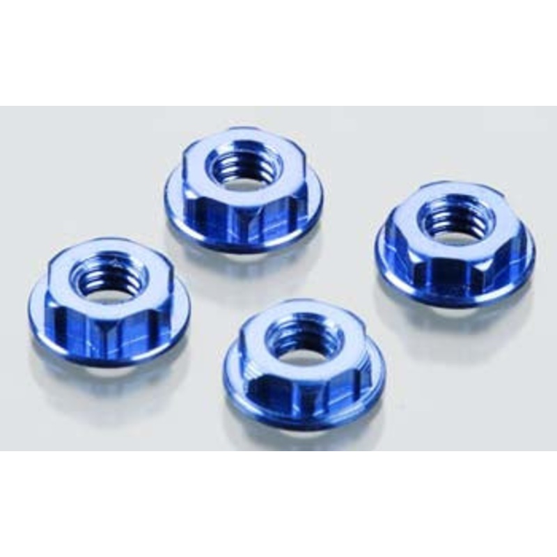 JCONCEPTS 2156-1 Low Profile 4mm Locking Wheel Nut Blue (4) *DISC