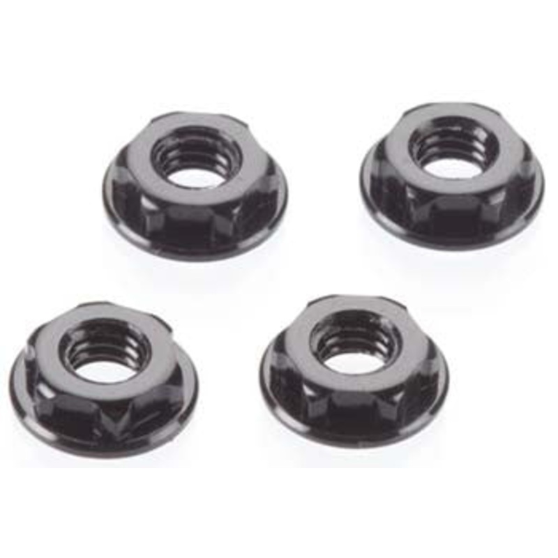 JCONCEPTS 2156-2 Low Profile 4mm Locking Wheel Nut Black (4) *DISC
