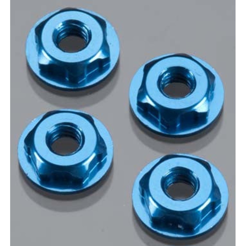 JCONCEPTS 2167 Thin Pattern Locking Wheel Nut 8/32 Fr Blue (4)
