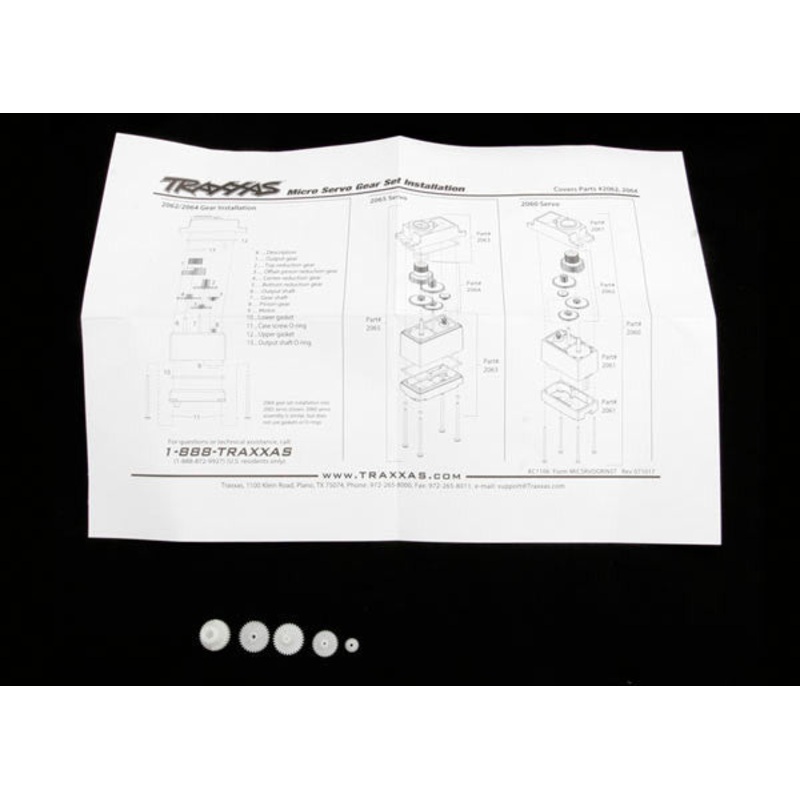 TRAXXAS 2064 Servo Gear Set for 2065 *DISC