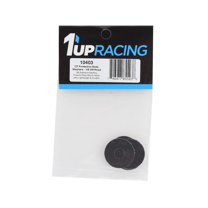 1 UP 10403 Carbon Fiber 1/8 Offroad Body Washers (4)