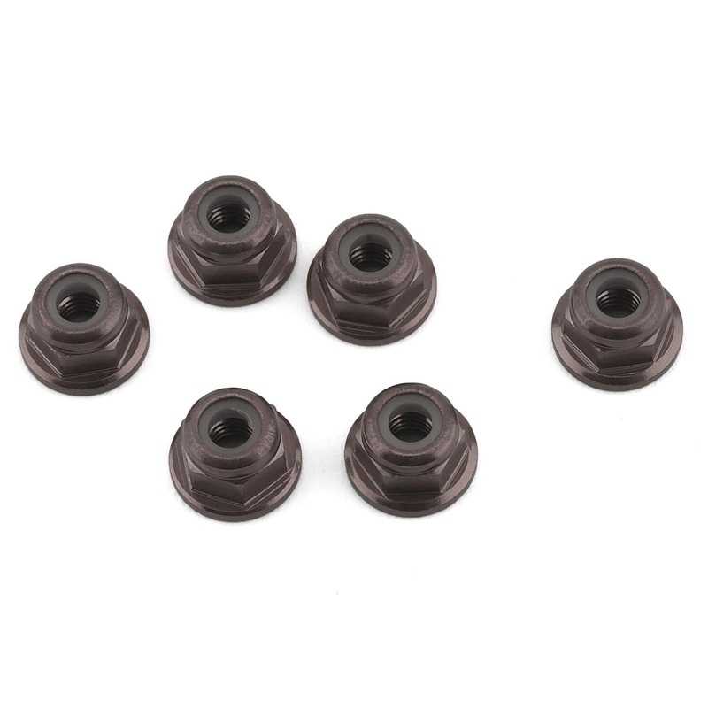 1 UP 80584 3mm Aluminum Flanged Locknuts Bronze