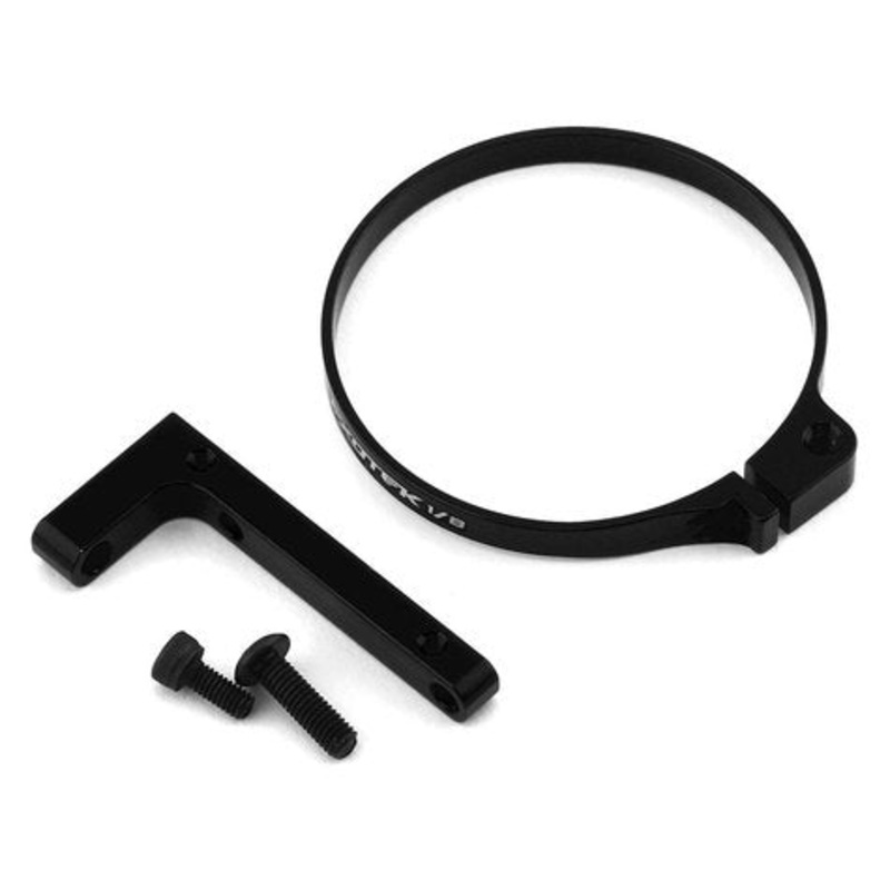 EXOTEK 1914BLK 1/8 V2 Buggy Clamp on Fan Mount Black