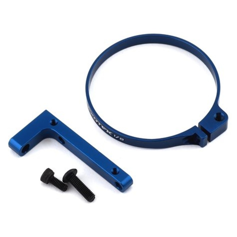EXOTEK 1914BLU 1/8 V2 Buggy Clamp on Fan Mount Blue