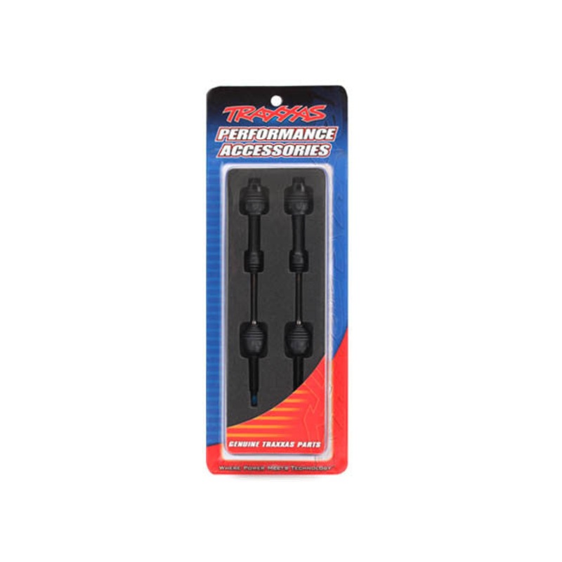 TRAXXAS 1951R Driveshafts, rear, steel-spline constant-velocity (complete assembly) (2) (fits 2WD Rustler/Stampede)