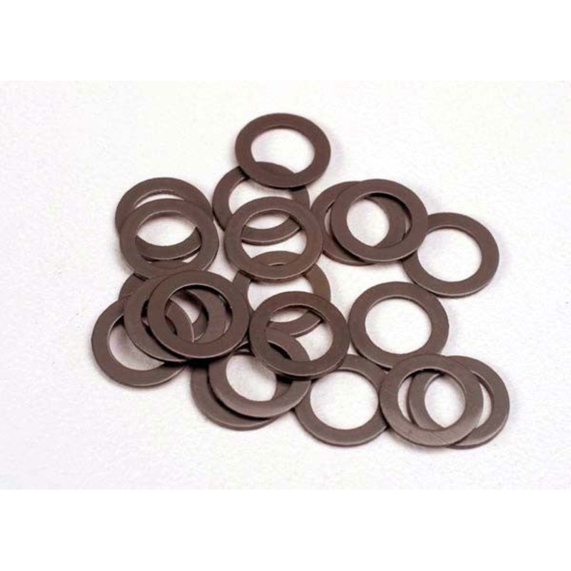 TRAXXAS 1985 PTFE-Coated Washers 5x8x0.5mm (20) (use with ball bearings) : SLASH 2WD, SLASH 4X4, RUSTLER, STAMPEDE 2WD, STAMPEDE 4x4