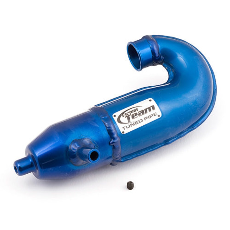ASSOCIATED 1763 NTC3 Rear Exhaust Dual Chamber Muffler Blue