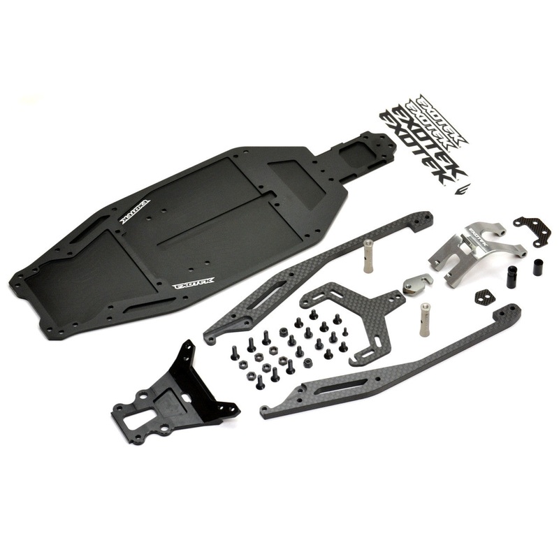 EXOTEK 1524 Chassis Conversion for 22/22 2.0 ECO022 7075 MM EXO1524