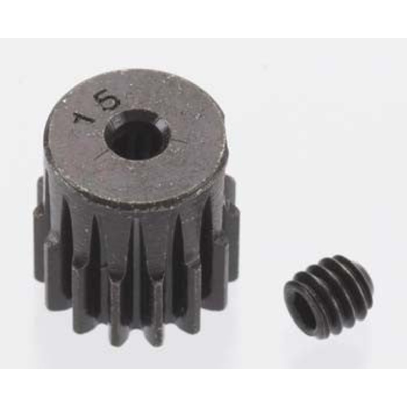 ROBINSON RACING 1815 Mini Pinion 2mm Hard Blackened Steel .5 Mod 15T