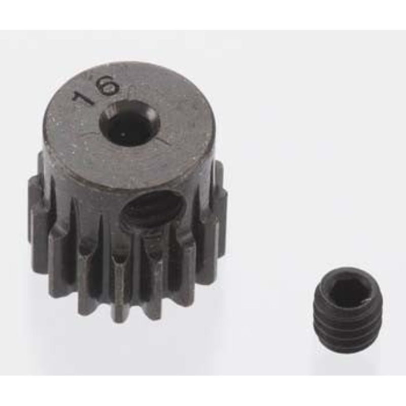 ROBINSON RACING 1816 Mini Pinion 2mm Hard Blackened Steel .5 Mod 16T