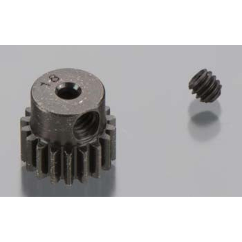 ROBINSON RACING 1818 Mini Pinion 2mm Hard Blackened Steel .5 Mod 18T
