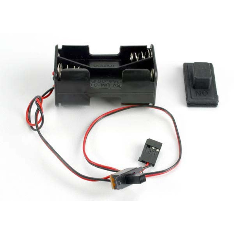 TRAXXAS 1523 Battery Holder w/ On/Off Switch/ rubber on/off switch cover