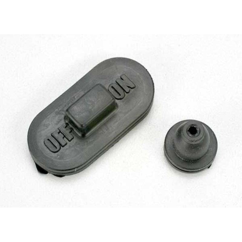 TRAXXAS 1574 Antenna boot (rubber) (1)/ on-off switch cover (rubber) (1) *DISC