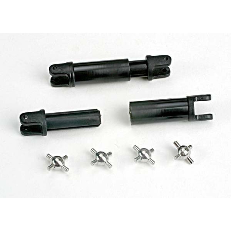 TRAXXAS 1651 Half-shafts (internal-splined (2)/external-splined (2))/ metal U-joints (4)