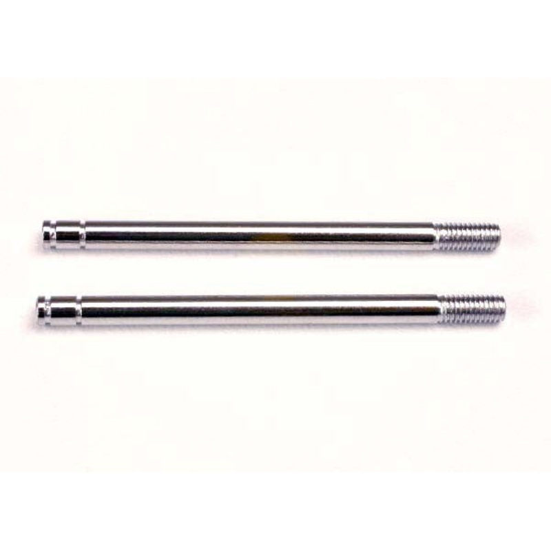 TRAXXAS 1664 Shock shafts, steel, chrome finish (long) (2) : SLASH 2WD, SLASH 4X4, STAMPEDE 2WD, STAMPEDE 4X4
