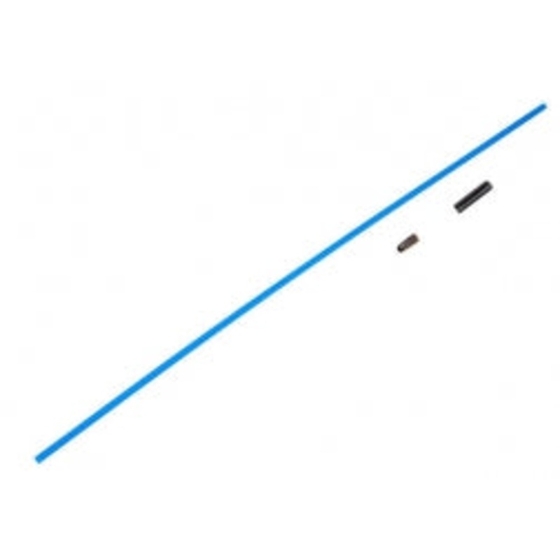 TRAXXAS 1726 Antenna, tube (1)/ vinyl antenna cap (1)/ wire retainer (1) BLUE