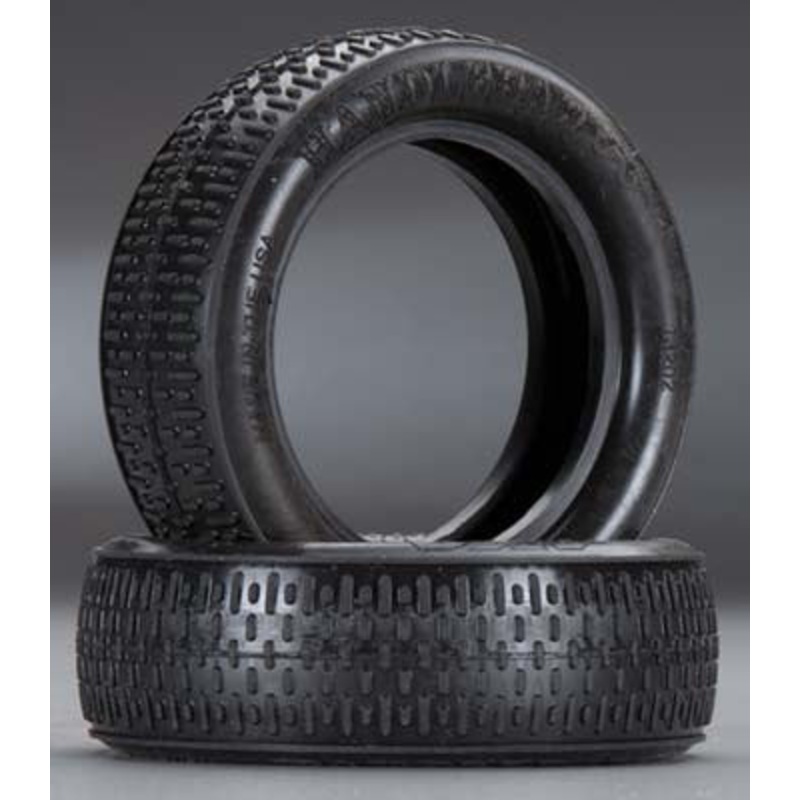 AKA 13202C 1/10 Buggy Handlebar 2WD Front Clay Tire Only (2)