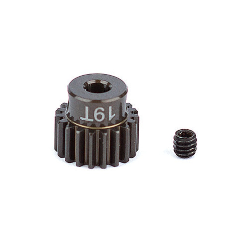 ASSOCIATED 1337 FT Aluminum Pinion Gear, 19T 48P, 1/8 shaft