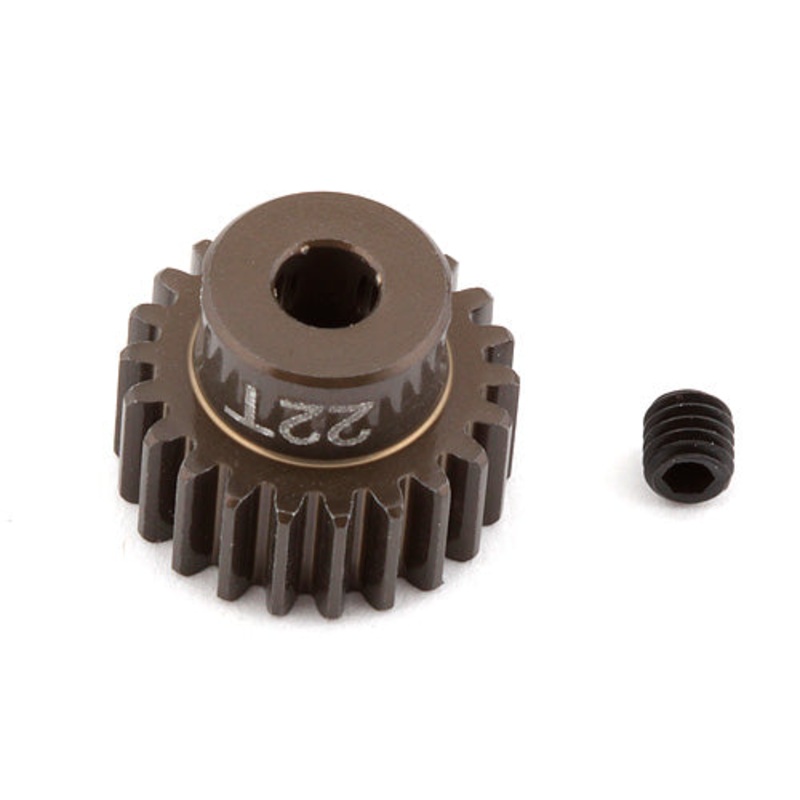 ASSOCIATED 1340 FT Aluminum Pinion Gear, 22T 48P, 1/8 shaft
