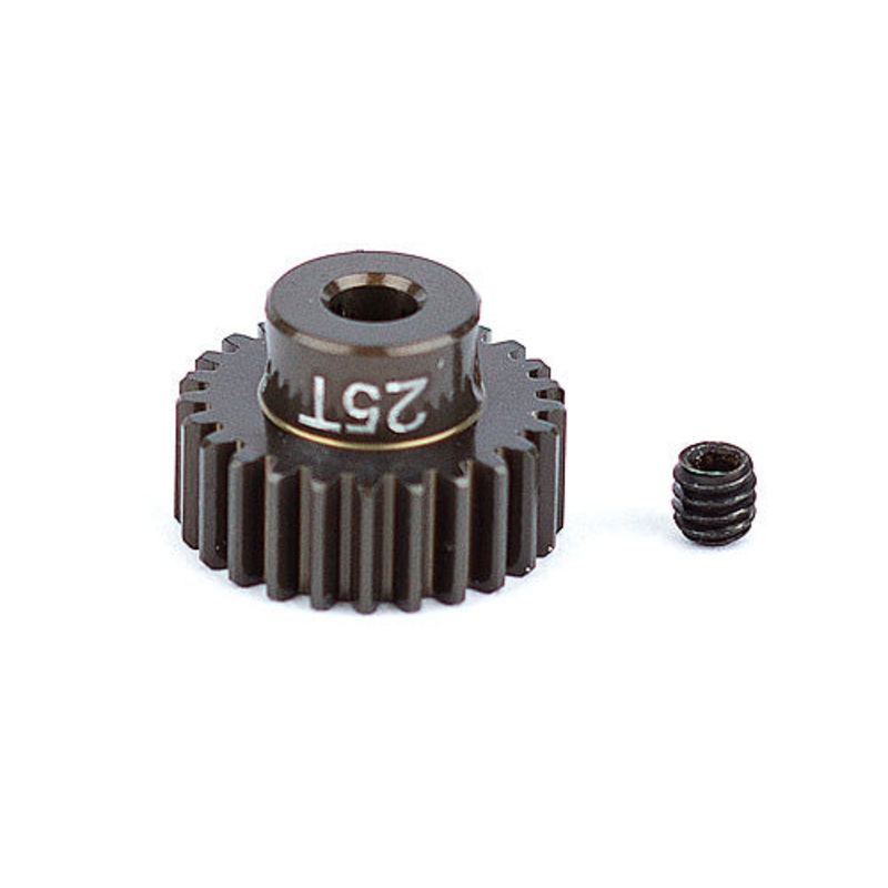 ASSOCIATED 1343 FT Aluminum Pinion Gear, 25T 48P 1/8 shaft