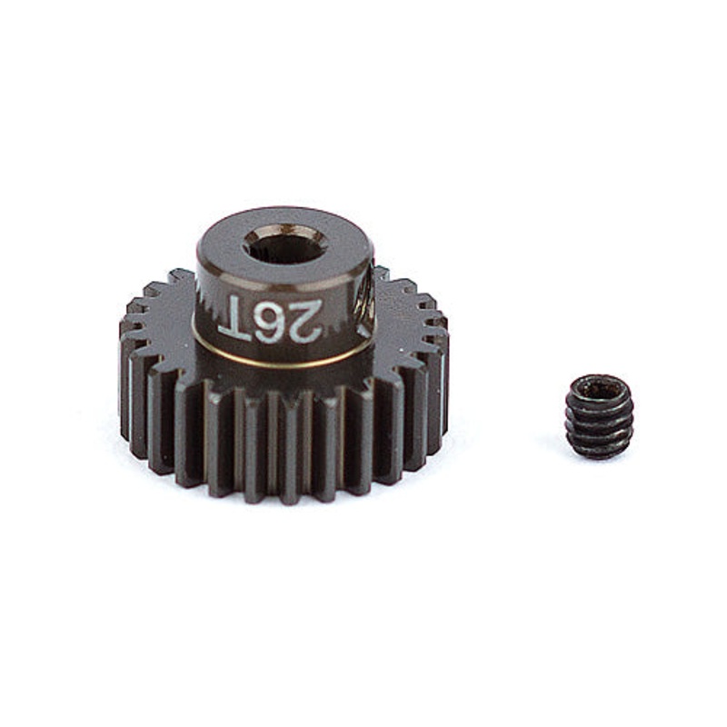 ASSOCIATED 1344 FT Aluminum Pinion Gear, 26T 48P 1/8 shaft