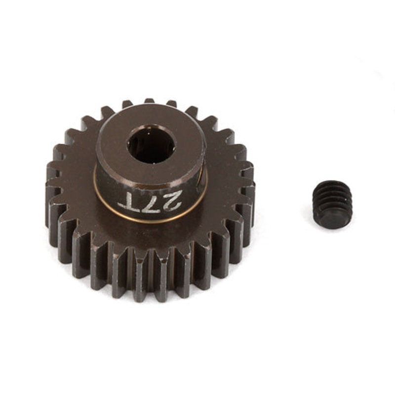 ASSOCIATED 1345 FT Aluminum Pinion Gear, 27T 48P, 1/8 shaft