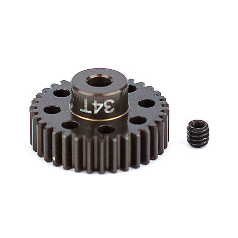 ASSOCIATED 1352 FT Aluminum Pinion Gear, 34T 48P, 1/8 shaft