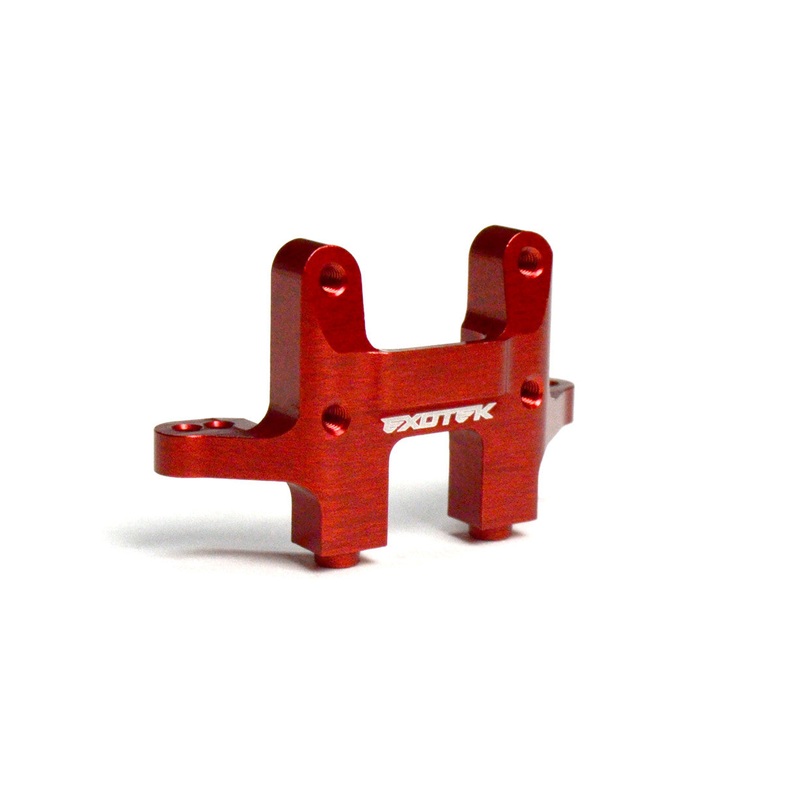 EXOTEK 1364R RB6 MM Rear Bulkhead 7075 (RED) EXO1364R