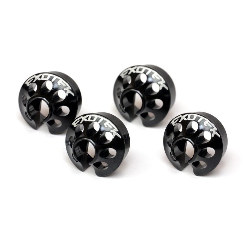 EXOTEK 1421BLK 22 Spring Perch Alloy (4) Black