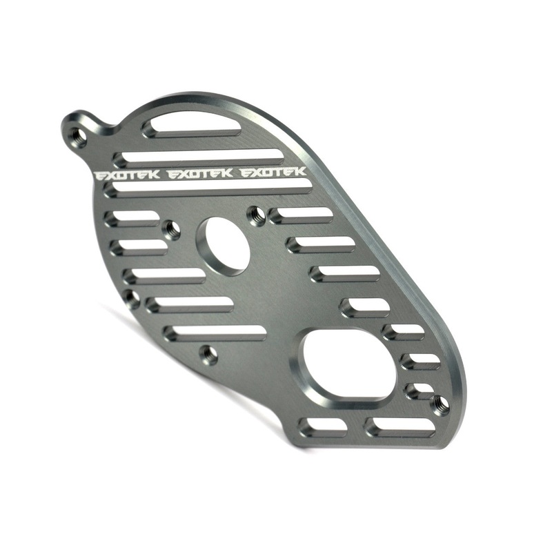 EXOTEK 1463GUN 22 Vented 'Flite' Motor Plate (ALL 22, 22T, 22SCT Series) EXO1463GUN