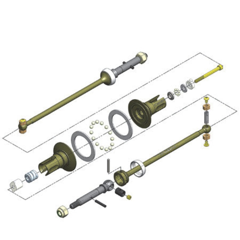 MIP 13145 MIP Pucks, 17.5 Drive System TLR 22 SCT