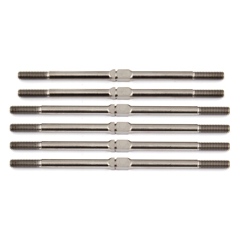 ASSOCIATED 1283 T4 FT Titanium Turnbuckle Set