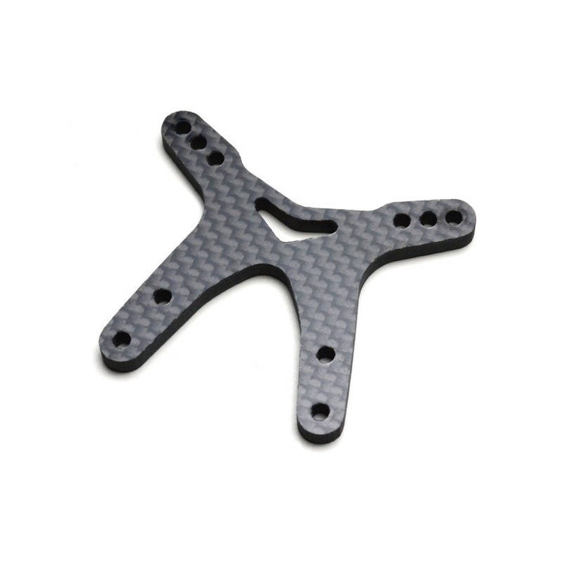 EXOTEK 1263 RB6 4mm Carbon Front Shock Tower EXO1263